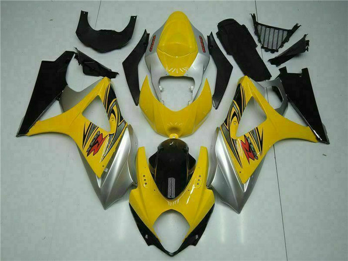 MS Injection Mold Yellow Fairing Kit Fit for  2007-2008 GSXR 1000 p007