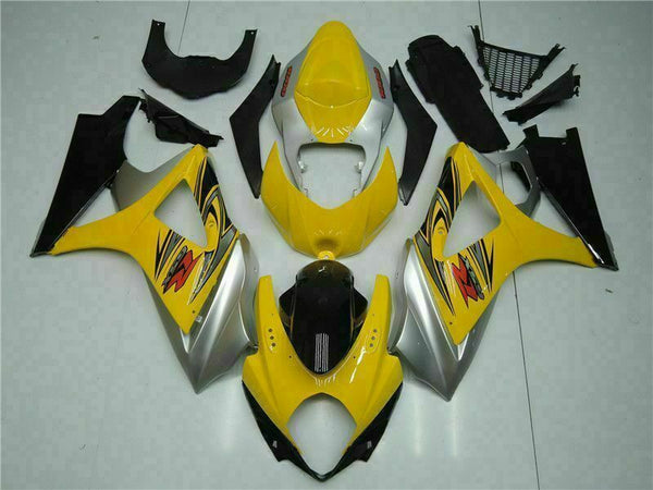 MS Injection Mold Yellow Fairing Kit Fit for  2007-2008 GSXR 1000 p007