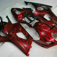 MS Injection Plastic Red ABS Kit Fairing Fit for  2003-2004 GSXR 1000 p041