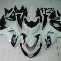 MS Injection White Black Fairing Cowl Fit for  2009-2016 GSXR 1000 q036