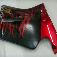 MSA Injection  Fairing ABS Red Flame Fit for Honda 1996-2007 CBR1100XX u012