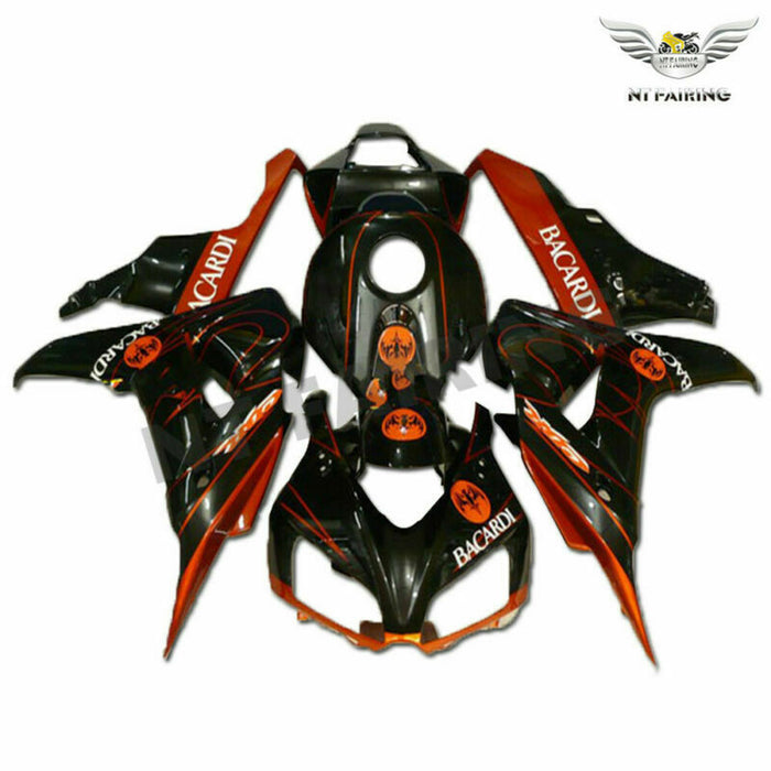 MS Injection Orange Black Plastic Fairing Fit for Honda 2006-2007 CBR1000RR u010