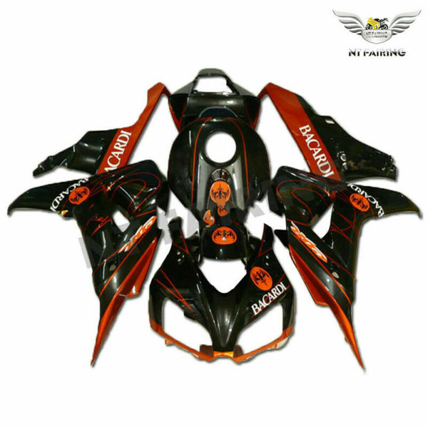 MS Injection Orange Black Plastic Fairing Fit for Honda 2006-2007 CBR1000RR u010