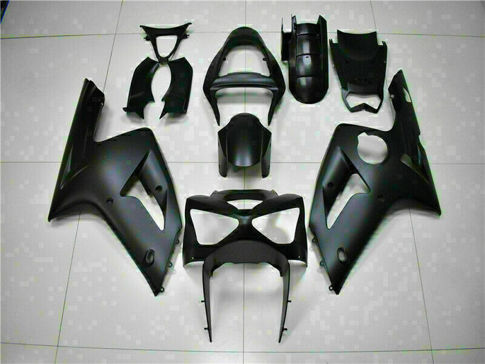 MSA Fit for  03-04 ZX6R 636 Plastic Matte Black Injection Fairing s013
