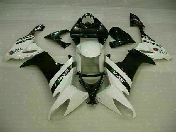 NT Fit for  2008-2010 ZX10R ZX-10R ABS Green Black Injection Fairing N009