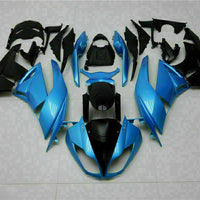 MSA Fit for  2009-2012 ZX6R Plastic Blue Black Injection Mold Fairing t014
