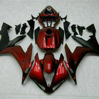 MSB Injection Red Black Plastic Fairing Fit for Yamaha 2004-2006 YZF R1 ABS j001