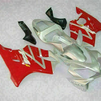 MS Injection Red Silver Fairing ABS Set Fit for Honda 2001-2003 CBR600 F4I u034