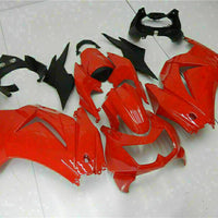 Fit for  2008-2012 EX250 250R Plastic Glossy Red Injection Fairing t0j-A