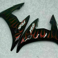 MS Injection Red Flame Fairing Fit for Yamaha YZF 2003-2005 R6 & 06-09 R6S g014