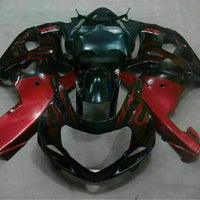 MSB Injection Black Red Fairing Fit for  2001-2003 GSXR 600 750 o031
