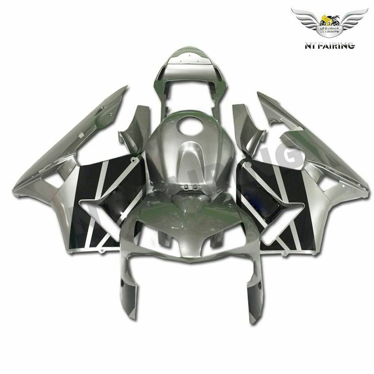 NT Fairing Fit for Honda 2003-2004 CBR600RR U084- Msa Silver | ABS Injection
