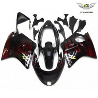 MSA Injection  Fairing ABS Red Flame Fit for Honda 1996-2007 CBR1100XX u012