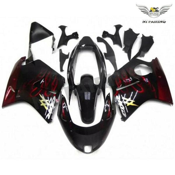 MSA Injection  Fairing ABS Red Flame Fit for Honda 1996-2007 CBR1100XX u012