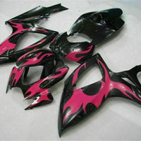 MSB Injection Mold Black Fairing Kit Fit for  2006 2007 GSXR 600 750 n068