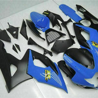 MS Injection Bodywork Blue Black Fairing Fit for  2005-2006 GSXR 1000 p052