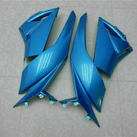 MSA Fit for  2009-2012 ZX6R Plastic Blue Black Injection Mold Fairing t014