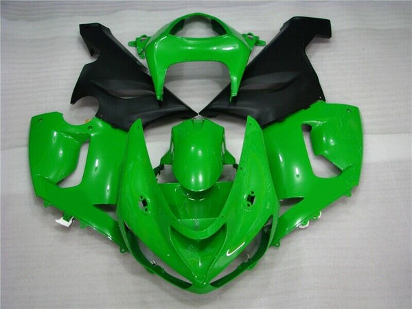 NT Green Matte Black Plastics Fairing Fit for 2005 2006 ZX6R 636 Injection e07A