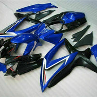NT Injection Mold Plastic Fairing Fit for  2008-2010 GSXR 600 750 Blue Black N046