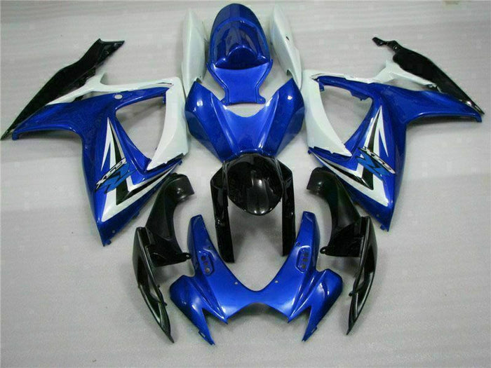 MSB Injection Mold Blue Fairing Kit Fit for  2006 2007 GSXR 600 750 o065