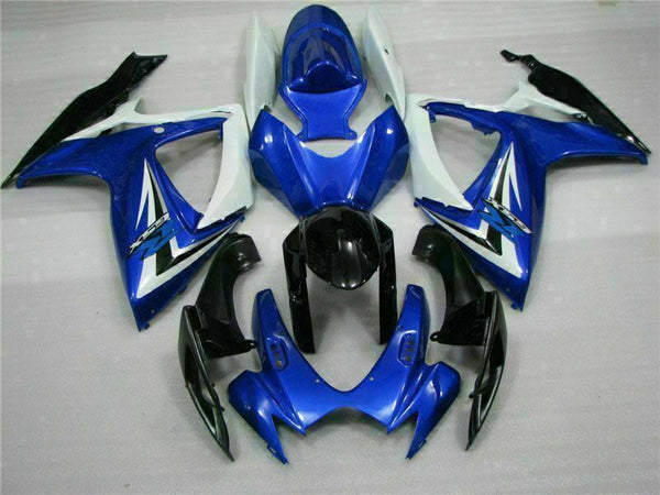 MSB Injection Mold Blue Fairing Kit Fit for  2006 2007 GSXR 600 750 o065