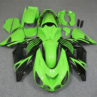 NT Green Black Injection Molding Fairing Fit for 2006-2011 ZX14R ZZR1400 Kit e04A
