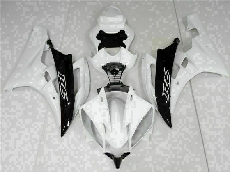 NT Fairing Fit for Yamaha 2006-2007 YZF-R6 G055- White Black | ABS Injection