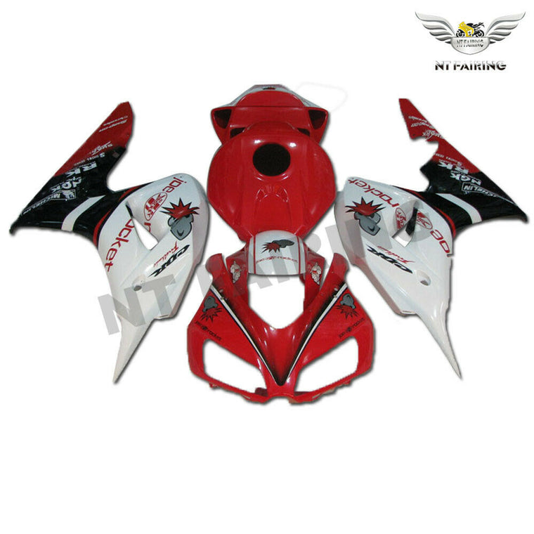 NT Fairing Fit for Honda 2006-2007 CBR1000RR L083- Red White | ABS Injection