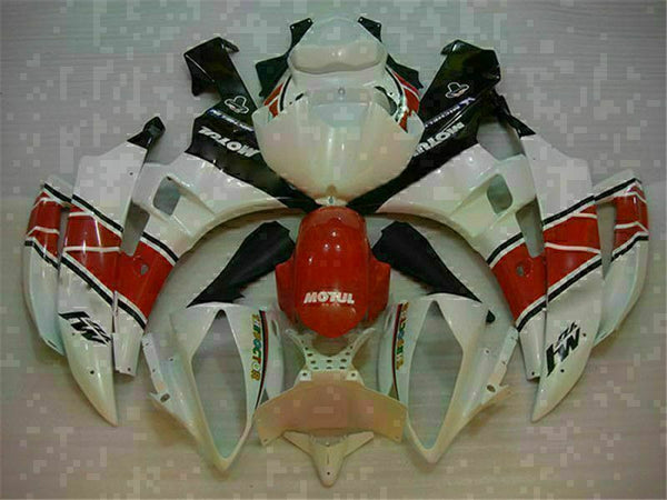 MS Injection Mold Red White Bodywork Fairing Fit for Yamaha 2006-2007 YZF R6 g019