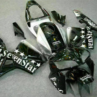 MSA Injection Mold Fairing Fit for Honda 2005-2006 CBR600RR Black Plastic u015