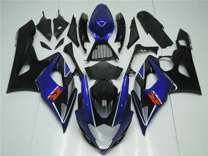 MS Injection Mold Blue Black Fairing Set Fit for  2005-2006 GSXR 1000 n023