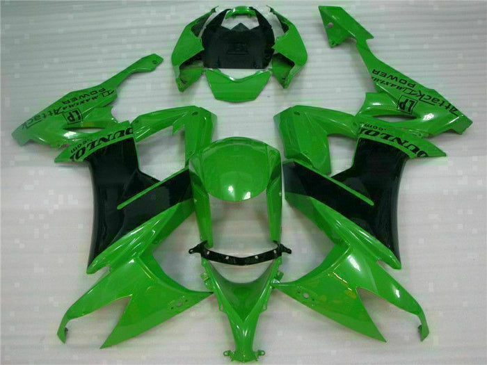 MSA Fit for  2008-2010 ZX10R ZX-10R ABS Black White Injection Fairing t015-T