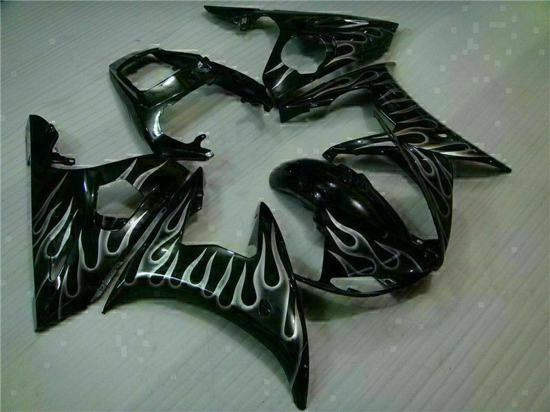 NT Fairing Fit for Yamaha 2003-2009 YZF-R6/YZF-R6S G036- Black | ABS Injection