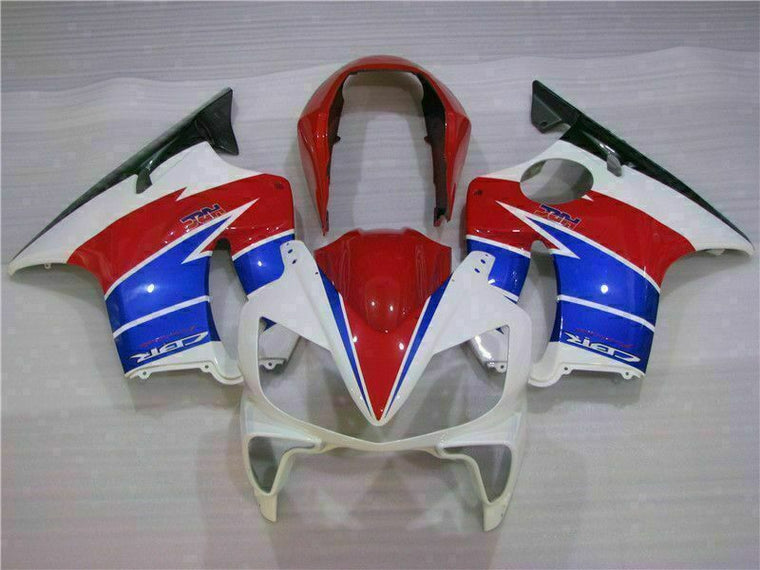 MS Injection Mold Fairing White Red Fit for ABS Honda CBR600 F4I 2004-2007 u014