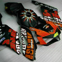 MS Injection Fairing Black Orange Fit for ABS Honda CBR1000RR 2004-2005 u075