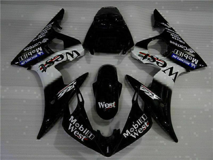 MS Injection Set Black Fairing Kit Fit for Yamaha YZF 2003-2005 R6 & 06-09 R6S g039