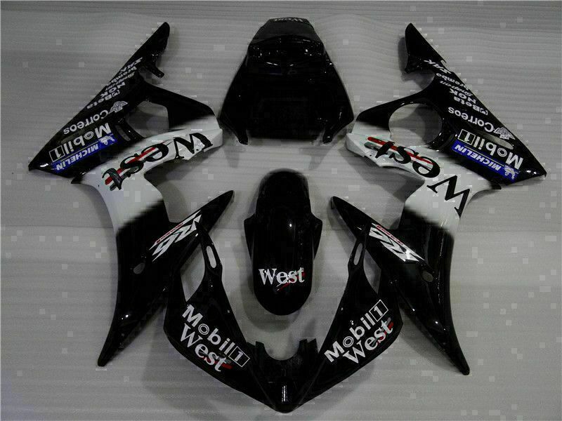 NT Fairing Fit for Yamaha 2003-2009 YZF-R6/YZF-R6S G039- Black | ABS Injection
