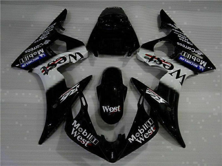 NT Fairing Fit for Yamaha 2003-2009 YZF-R6/YZF-R6S G039- Black | ABS Injection