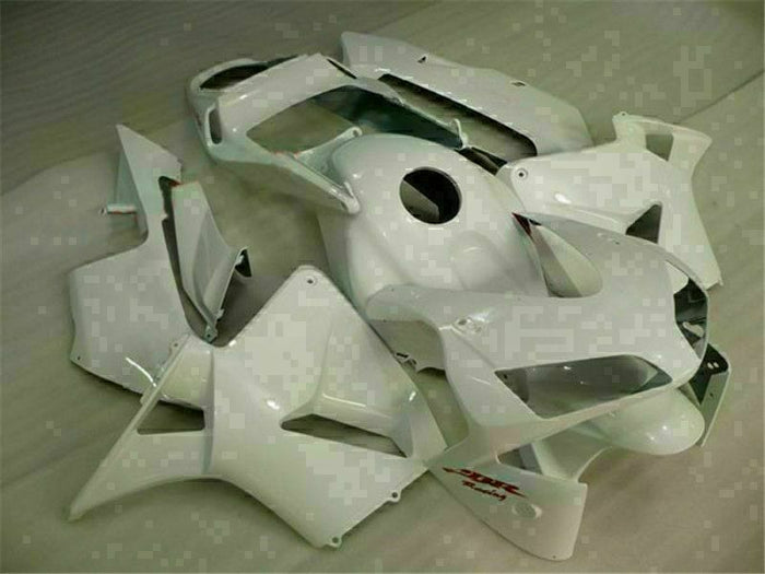 MSA Injection Mold ABS White Fairing Fit for Honda 2003-2004 CBR600RR v005