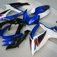 MSB Injection Blue White Fairing Fit for  2006 2007 GSXR 600 750 l086