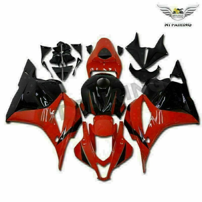 MSA Injection Red Black Mold Fairing Kit Fit for Honda 2009-2012 CBR600RR WTH u004