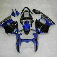 MS Fit for  2000-2002 ZX6R Plastic Blue Kit Injection Fairing ABS t008-th