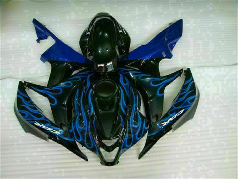 NT Fairing Fit for Honda 2007-2008 CBR600RR T026- Msa Blue Flames | ABS Injection