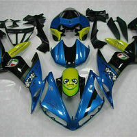 MSB Injection Blue Plastic Fairing Fit for Yamaha 2004-2006 YZF R1 ABS e0HS-067