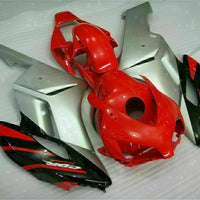 MS Injection Fairing Red Silvery Fit for ABS Honda CBR1000RR 2004-2005 u021