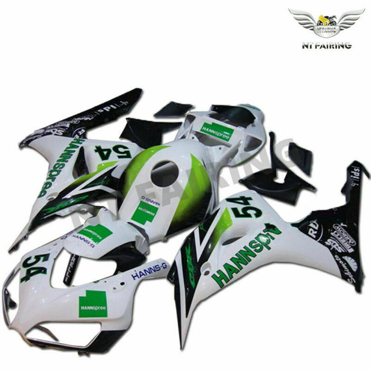NT Fairing Fit for Honda 2006-2007 CBR1000RR U036- Green White | ABS Injection