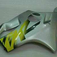 MS Yellow Silvery Fairing Injection Fit for Honda 1999-2000 CBR600 F4 Plastic u013