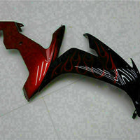 MSB Injection Kit Red Flame Plastic Fairing Fit for Yamaha 2004-2006 YZF R1 j006