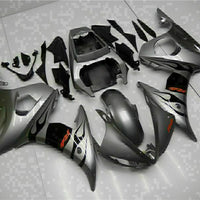 MS Injection Silver Plastic Fairing Fit for Yamaha YZF 2003-2005 R6 & 06-09 R6S g045
