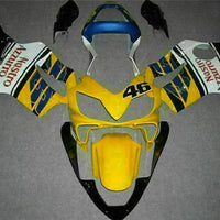 MS Yellow White Injection Fairing Kit Fit for Honda 2001-2003 CBR600 F4I u015